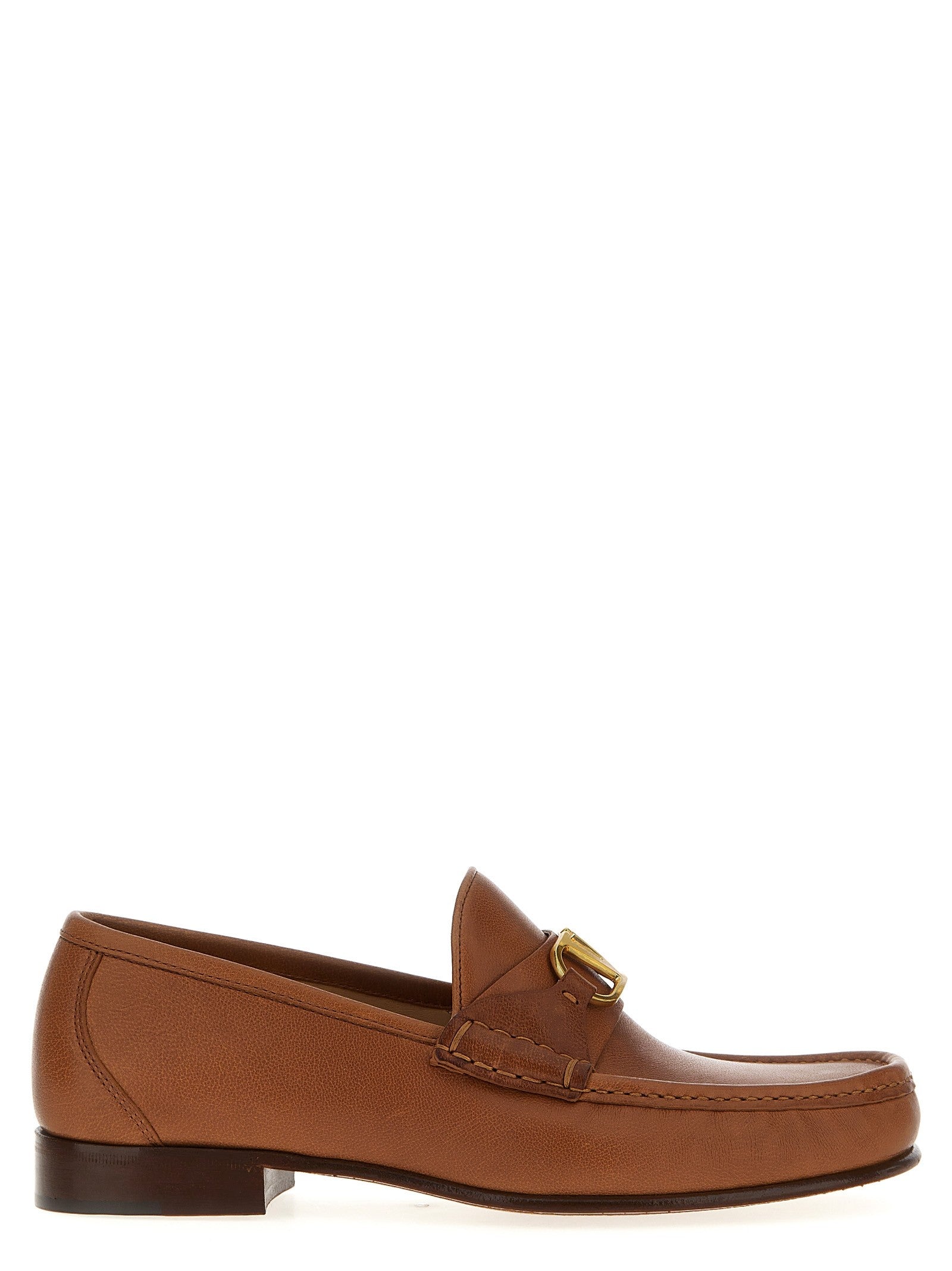 Valentino Valentino Garavani Vlogo Signature Loafers Brown