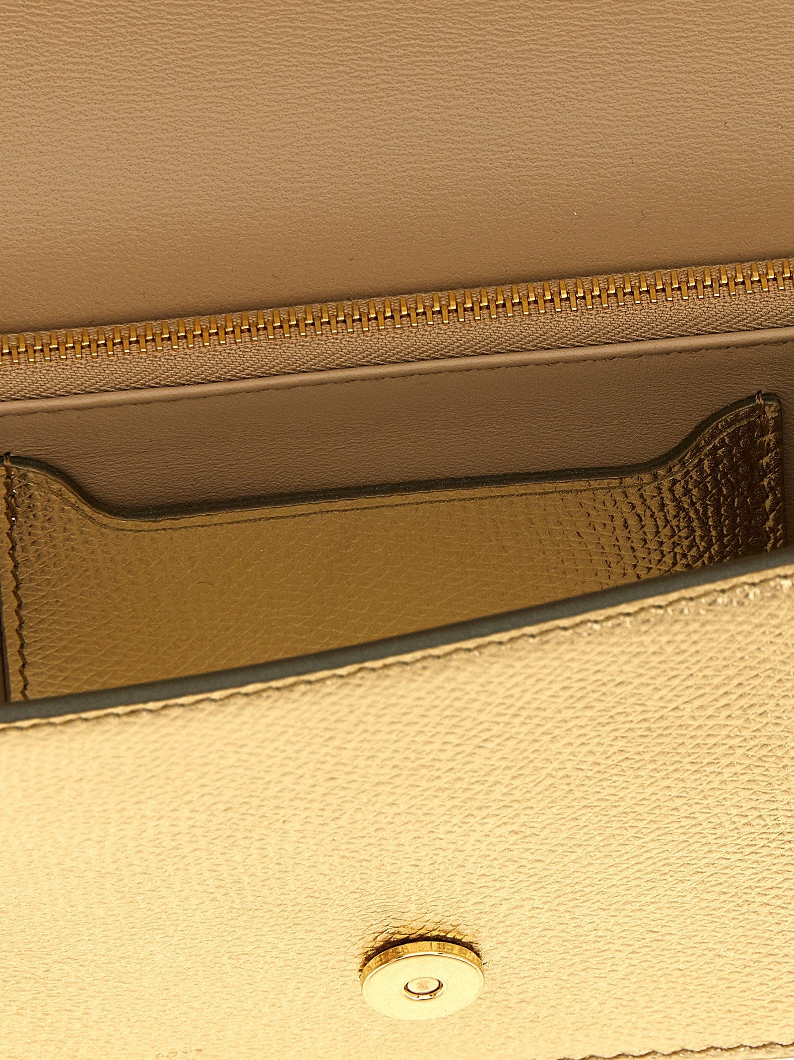 Valentino Valentino Garavani Vlogo Signature Mini Crossbody Bag Gold