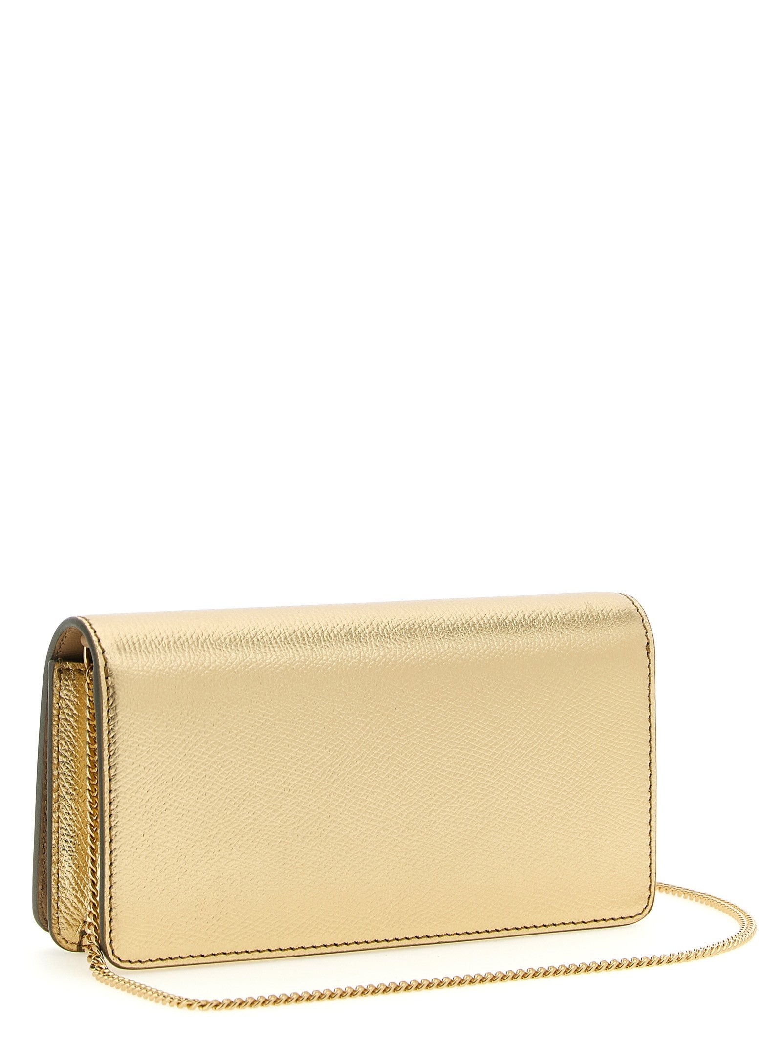 Valentino Valentino Garavani Vlogo Signature Mini Crossbody Bag Gold