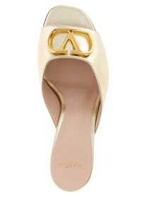 Valentino Valentino Garavani Vlogo Signature Sandals Gold