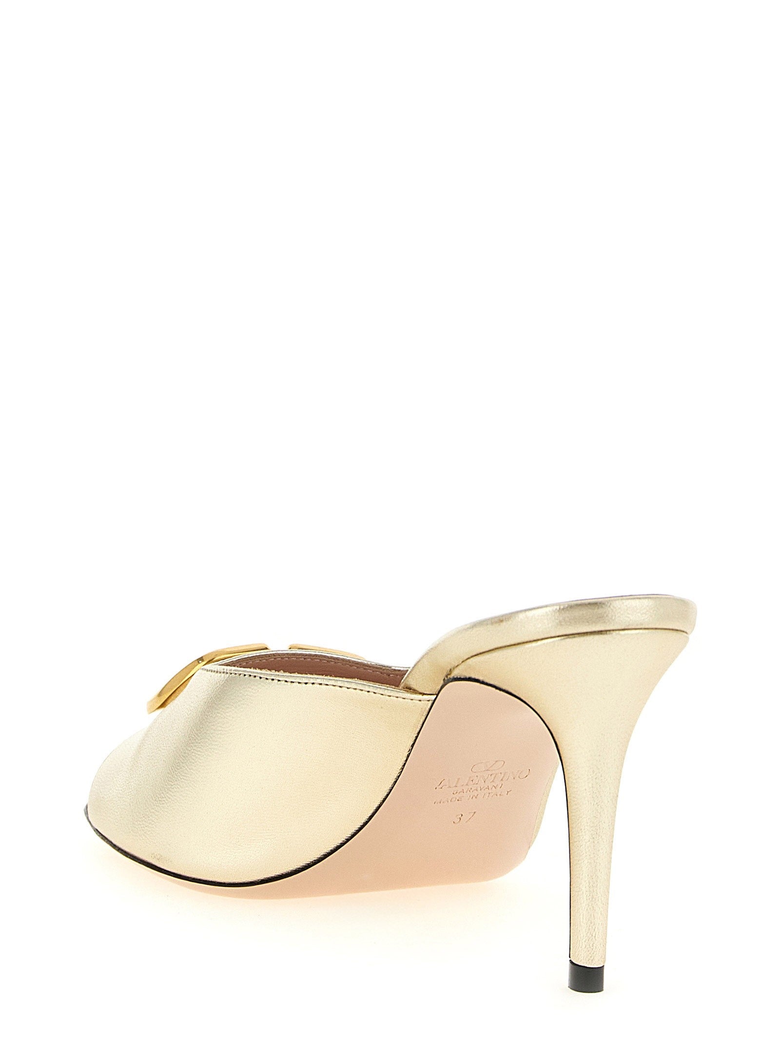 Valentino Valentino Garavani Vlogo Signature Sandals Gold