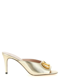 Valentino Valentino Garavani Vlogo Signature Sandals Gold
