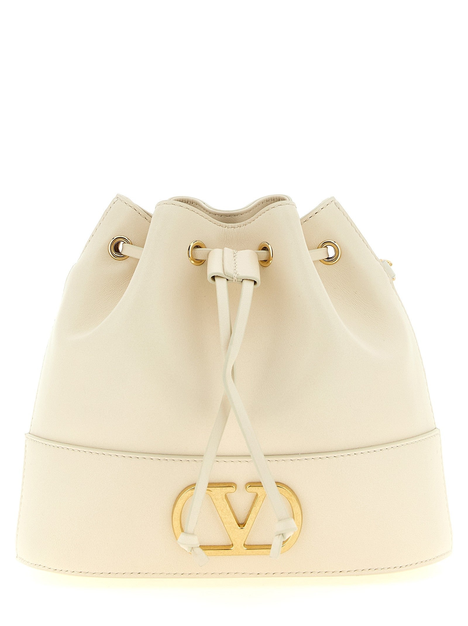 Valentino Valentino Garavani Vlogo Signature Sechiello Bag White