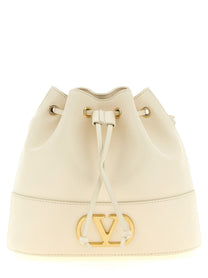 Valentino Valentino Garavani Vlogo Signature Sechiello Bag White