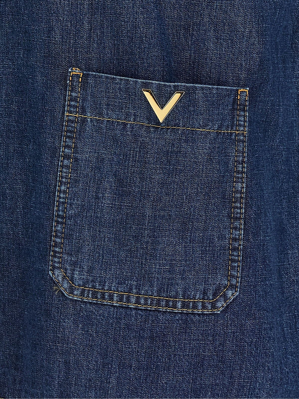 Valentino Valentino Garavani Vlogo Signature Shirt Blue, view 4