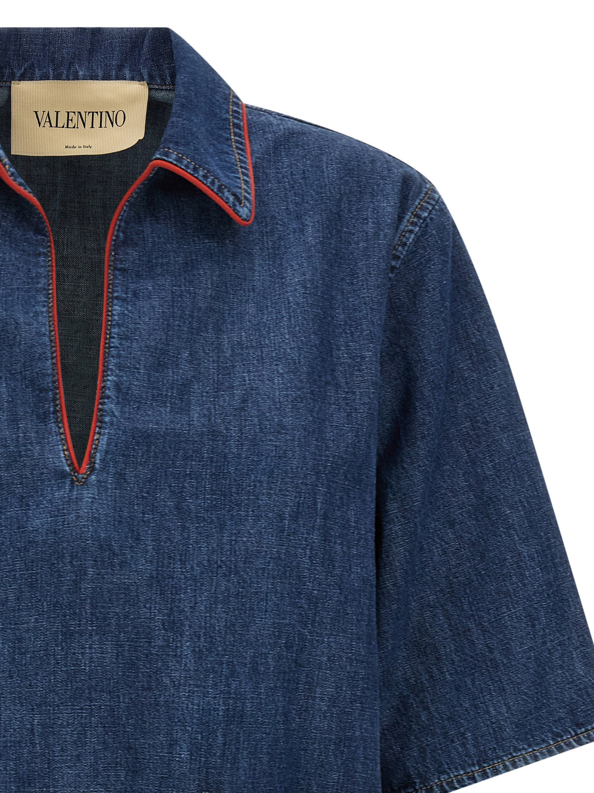 Valentino Valentino Garavani Vlogo Signature Shirt Blue, view 3