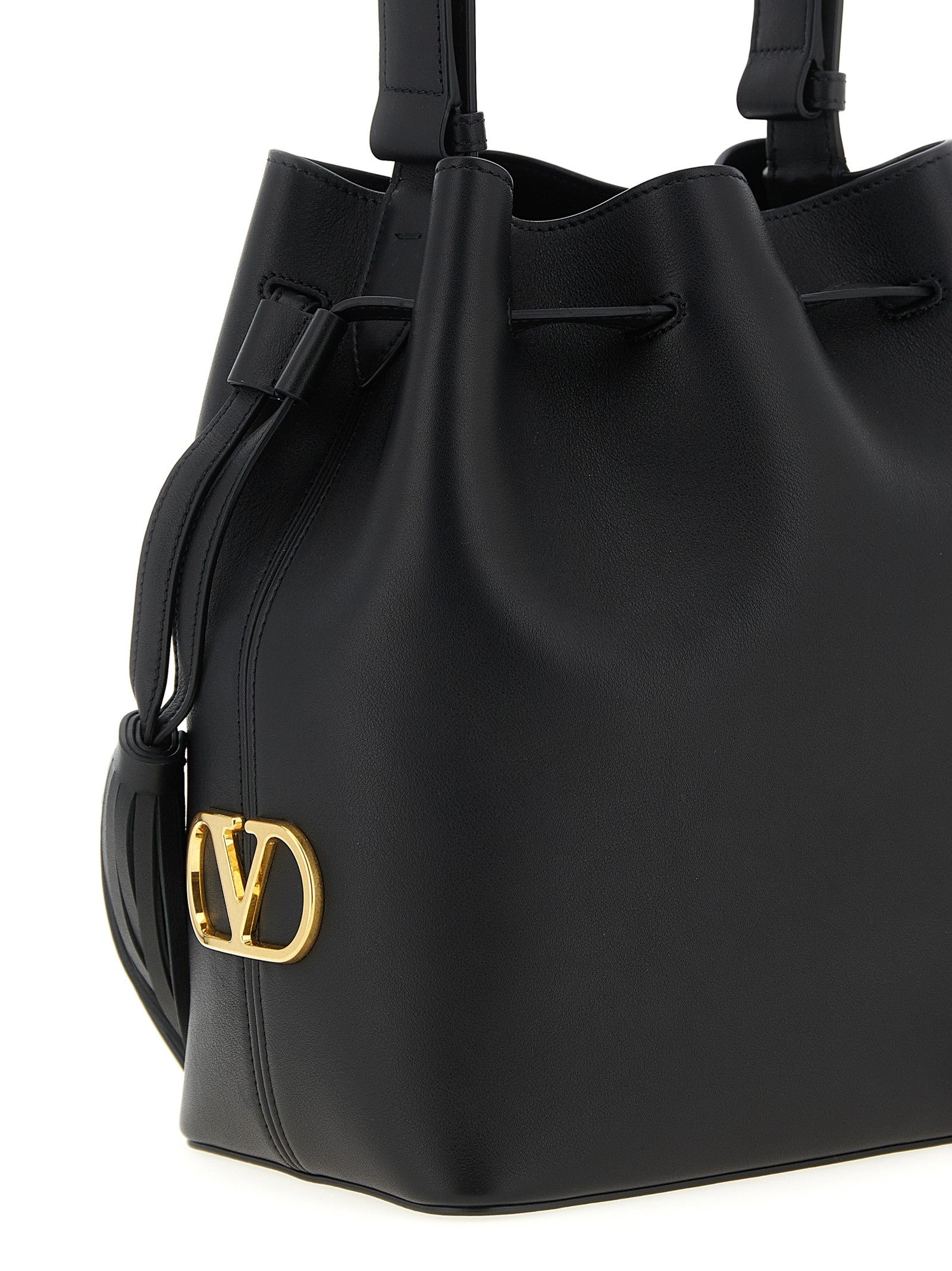 Valentino Valentino Garavani Vlogo Signature Shoulder Bag Black