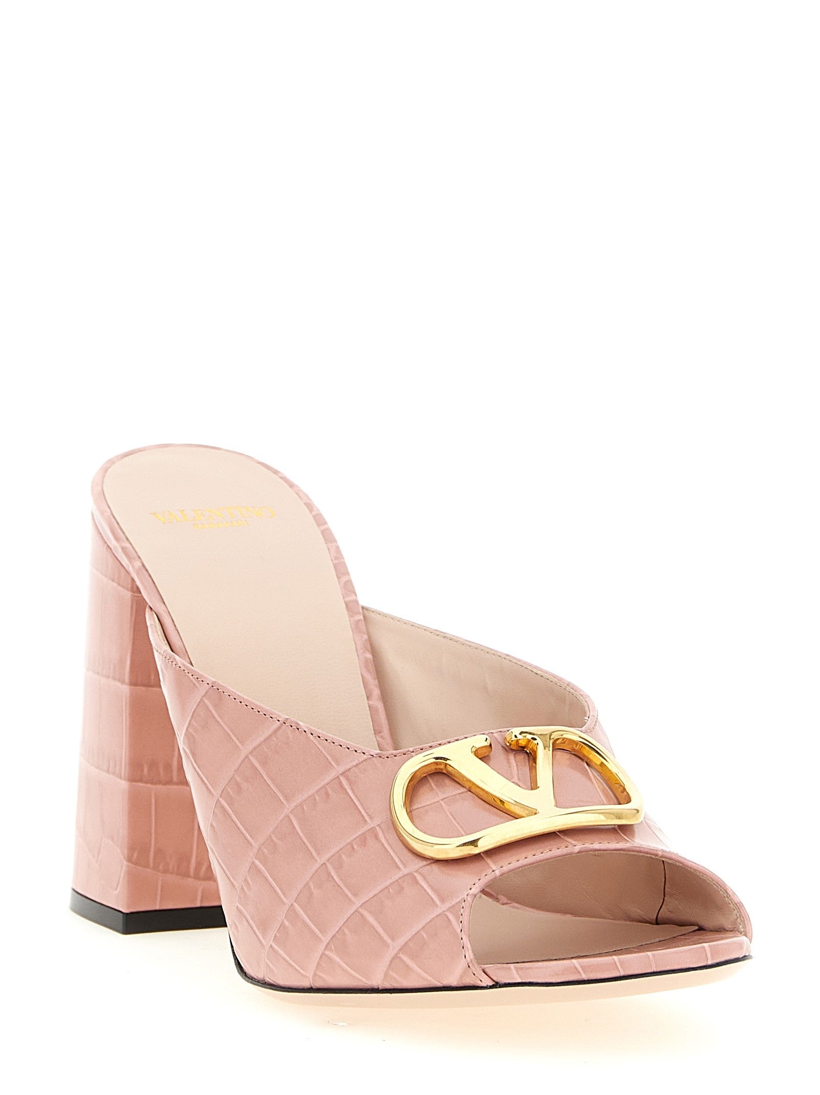 Valentino Valentino Garavani Vlogo Signature Slides Blue