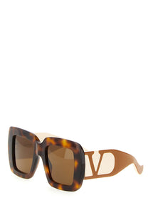 Valentino Valentino Garavani Vlogo Sunglasses Brown