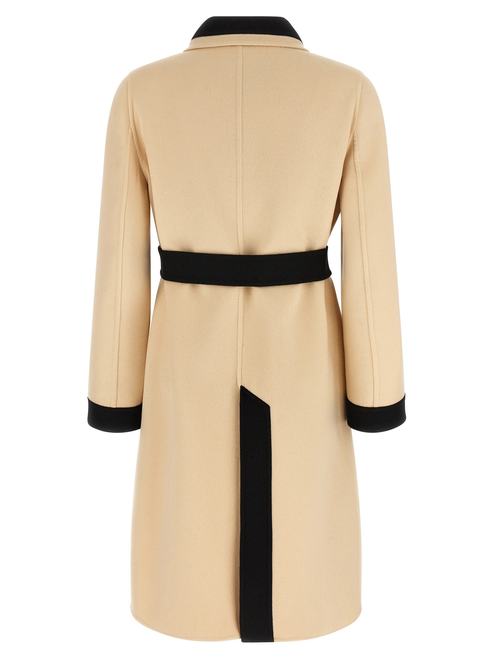 Valentino Valentino Garavani Wool Coat Beige