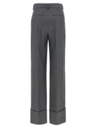 Valentino Valentino Garavani Wool Pants Grey, view 2