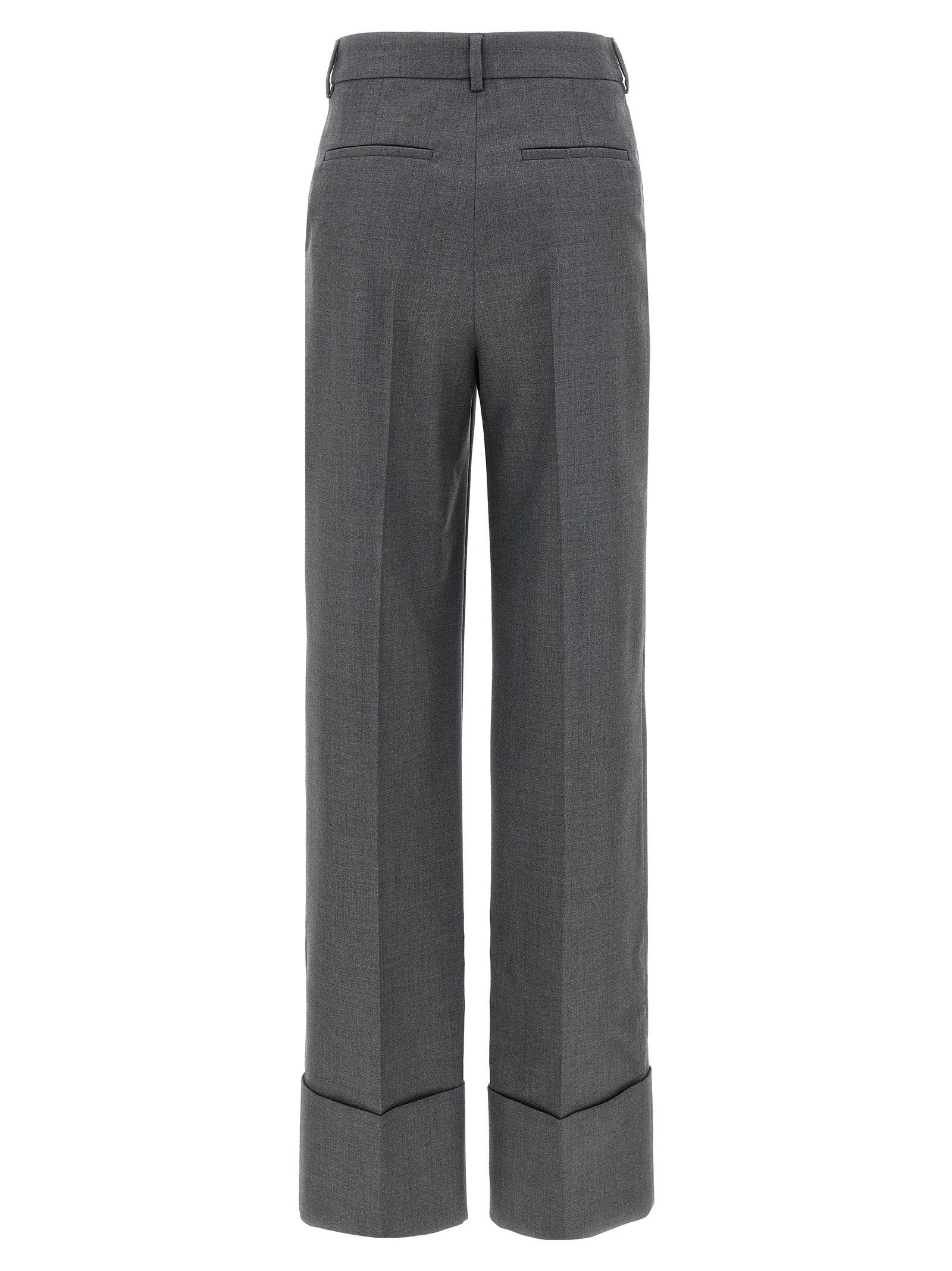 Valentino Valentino Garavani Wool Pants Grey