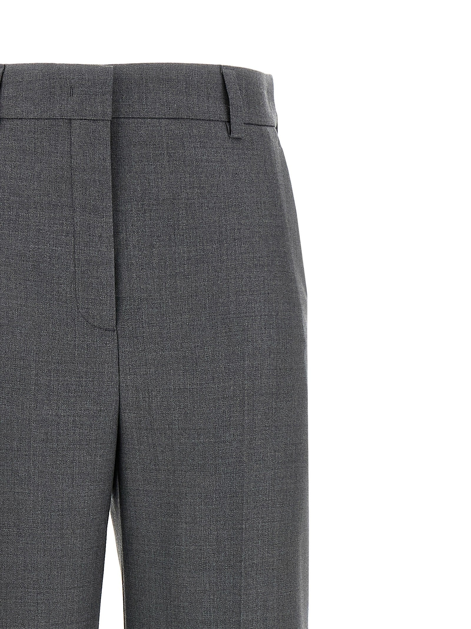 Valentino Valentino Garavani Wool Pants Grey