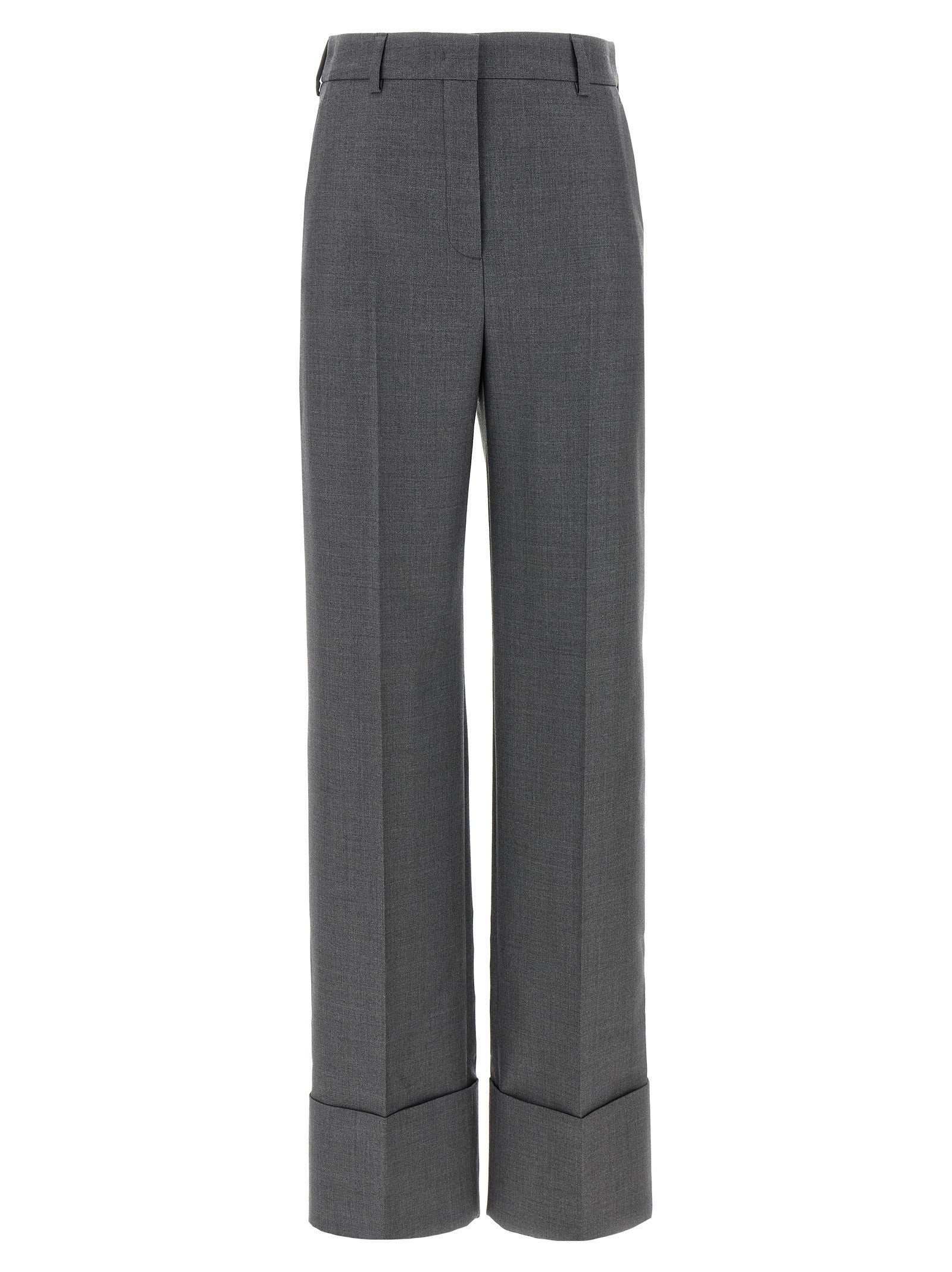 Valentino Valentino Garavani Wool Pants Grey