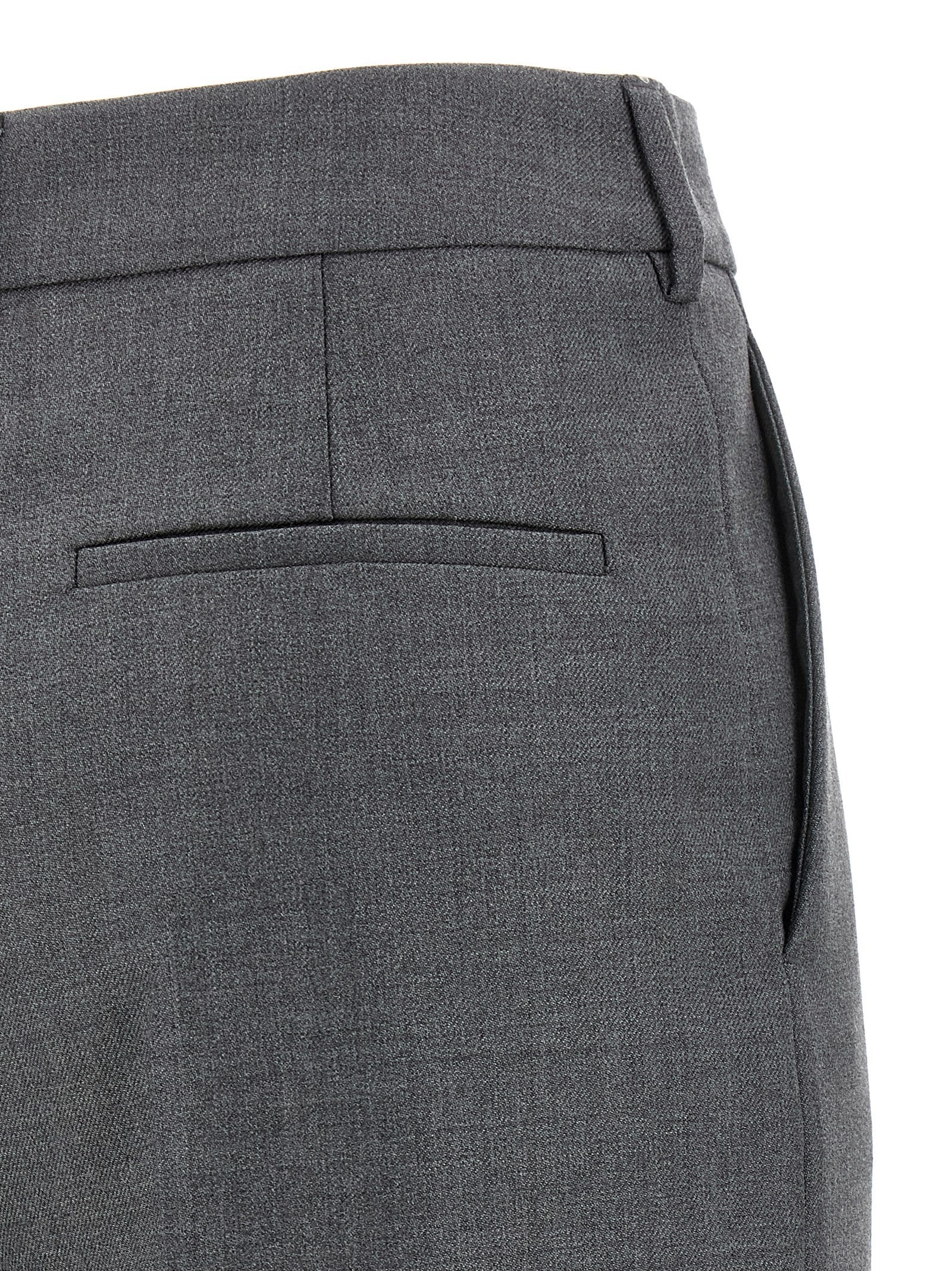 Valentino Valentino Garavani Wool Pants Grey