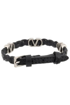 Valentino Men's Vlogo Signature Bracelet Black, view 2