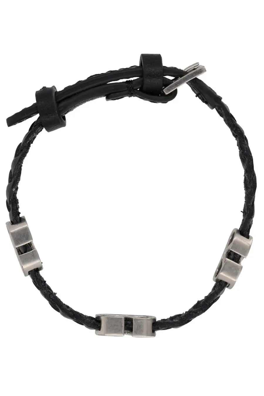 Valentino Men's Vlogo Signature Bracelet Black, view 3