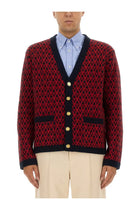 Valentino Men's Cardigan Red
