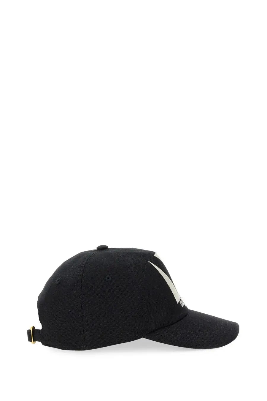 Valentino Men's Chez Valentino Embroidered Baseball Cap Black, view 3