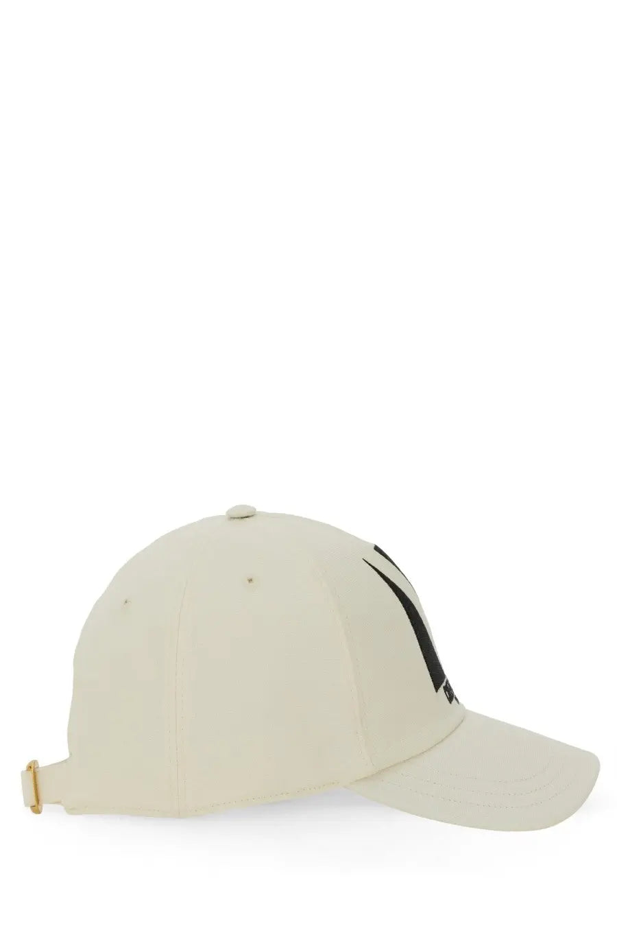 Valentino Men's Chez Valentino Embroidered Baseball Cap White, view 2