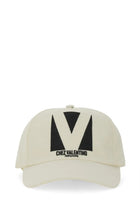 Valentino Men's Chez Valentino Embroidered Baseball Cap White