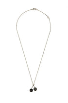Valentino Men's Chez Valentino Metal and Enamel Necklace Black