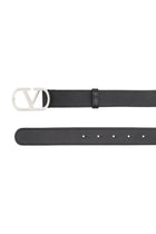 Valentino Men's Vlogo Signature Belt Black, view 2