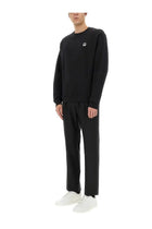 Valentino Men's Cotton Crewneck Sweatshirt Black, view 2