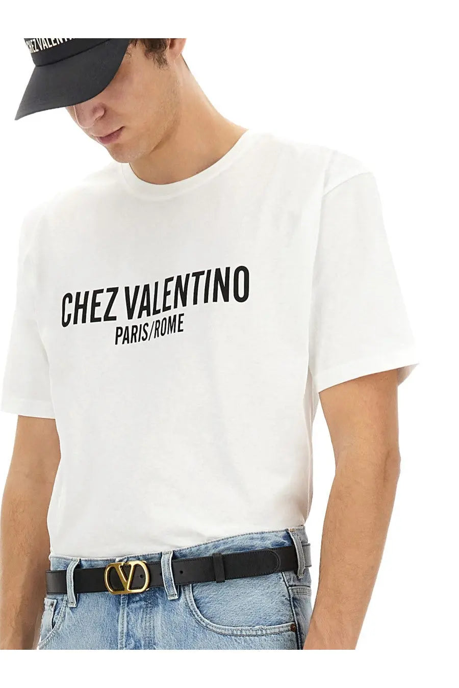 Valentino Men's Cotton Shirt White, view 4