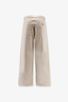 Valentino Men's Five Pockets Cotton Trousers White, view 2
