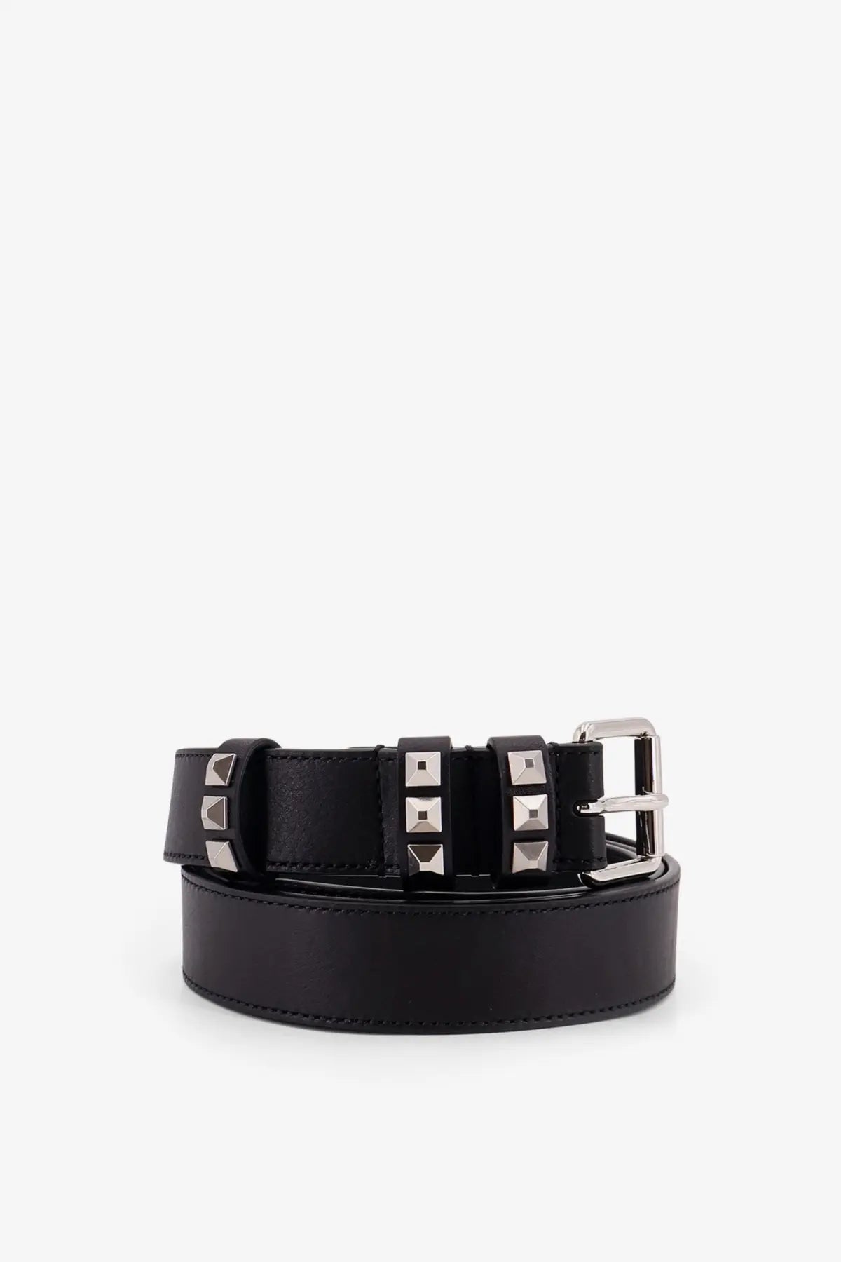 Valentino Men's Flaneuse Leather Belt Black, view 3