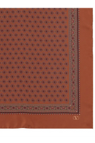 Valentino Men's Silk Scarf Red, view 2