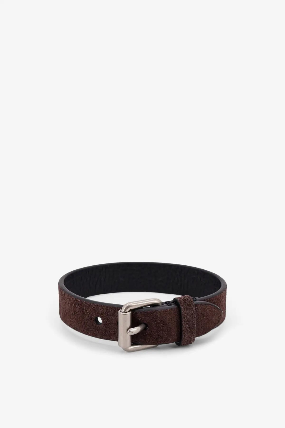 Valentino Men's Valentino Garavani Leather Bracelet Gold, view 2