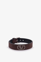 Valentino Men's Valentino Garavani Leather Bracelet Gold