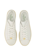 Valentino Men's Leather Sneaker White, view 6