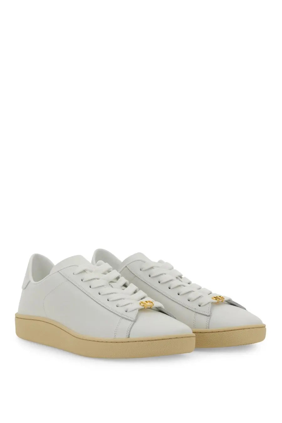 Valentino Men's Leather Sneaker White, view 2