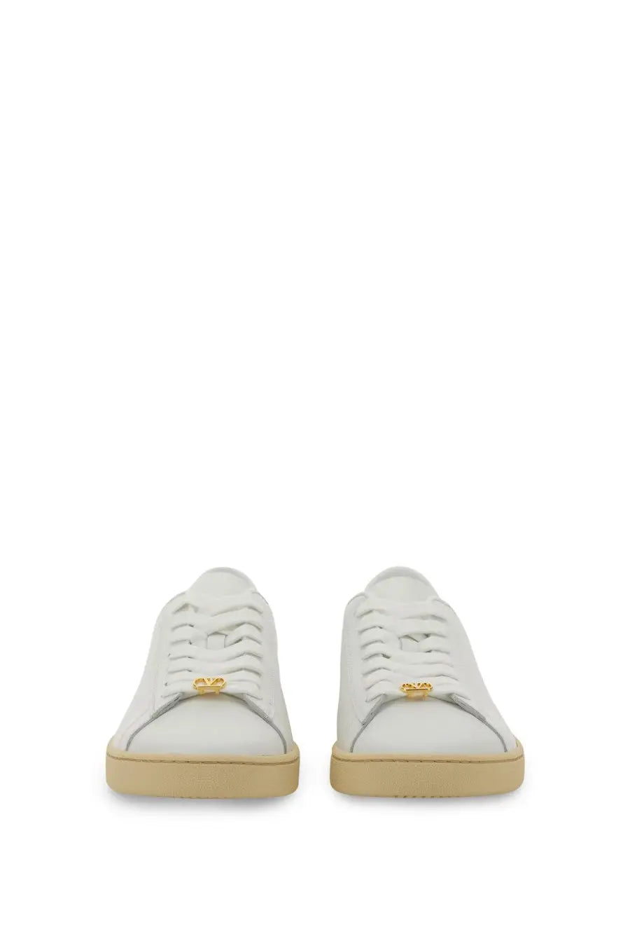 Valentino Men's Leather Sneaker White, view 4