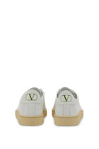 Valentino Men's Leather Sneaker White, view 3