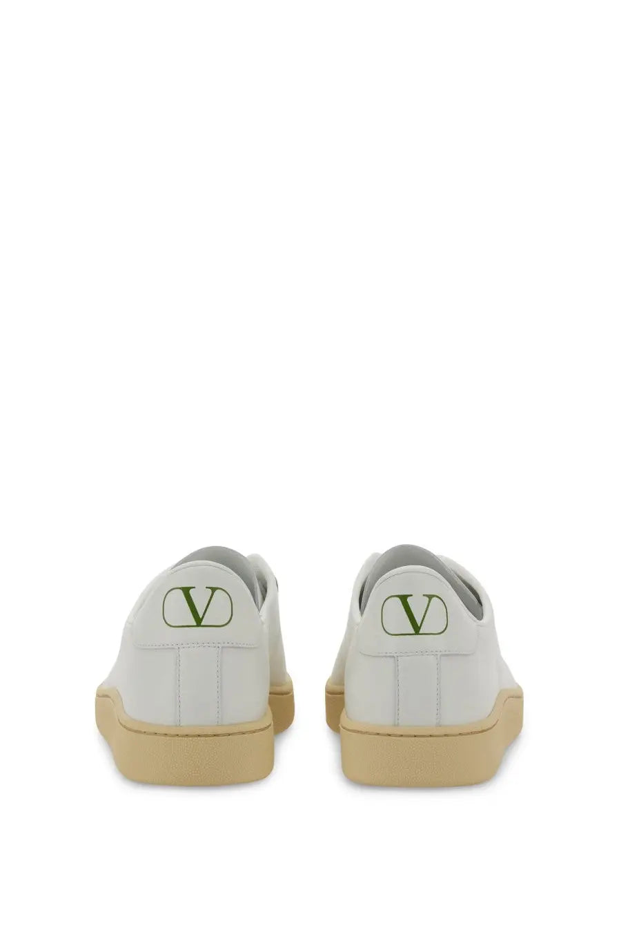 Valentino Men's Leather Sneaker White, view 3