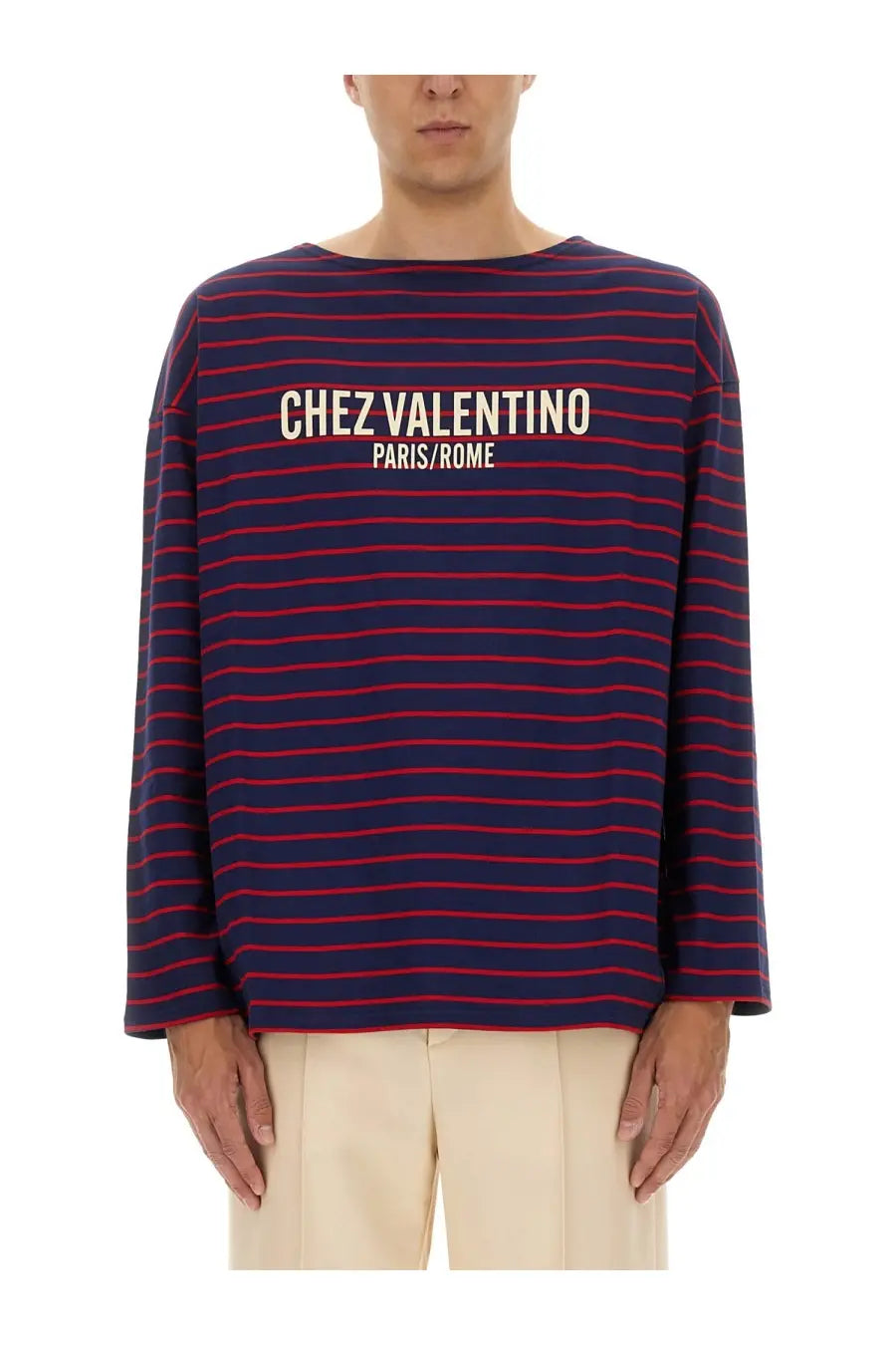 Valentino Men's Long Sleeve Shirt Blue