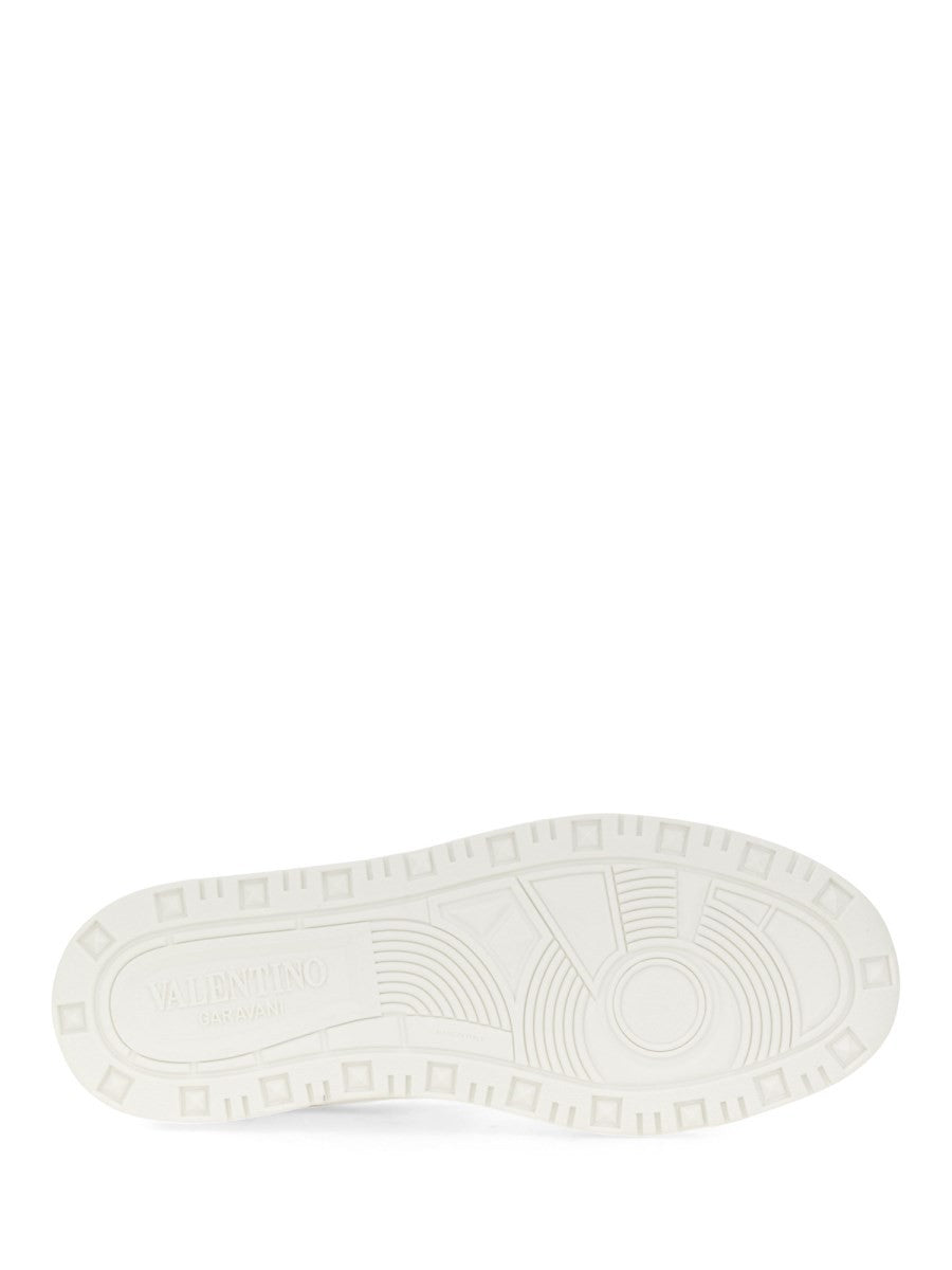 Valentino Men's Low Top Sneaker Freedots White, view 3