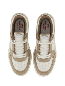 Valentino Men's Low Top Sneaker Freedots White, view 4