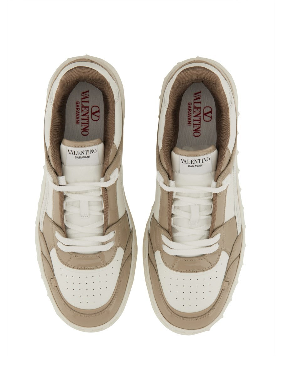 Valentino Men's Low Top Sneaker Freedots White, view 4