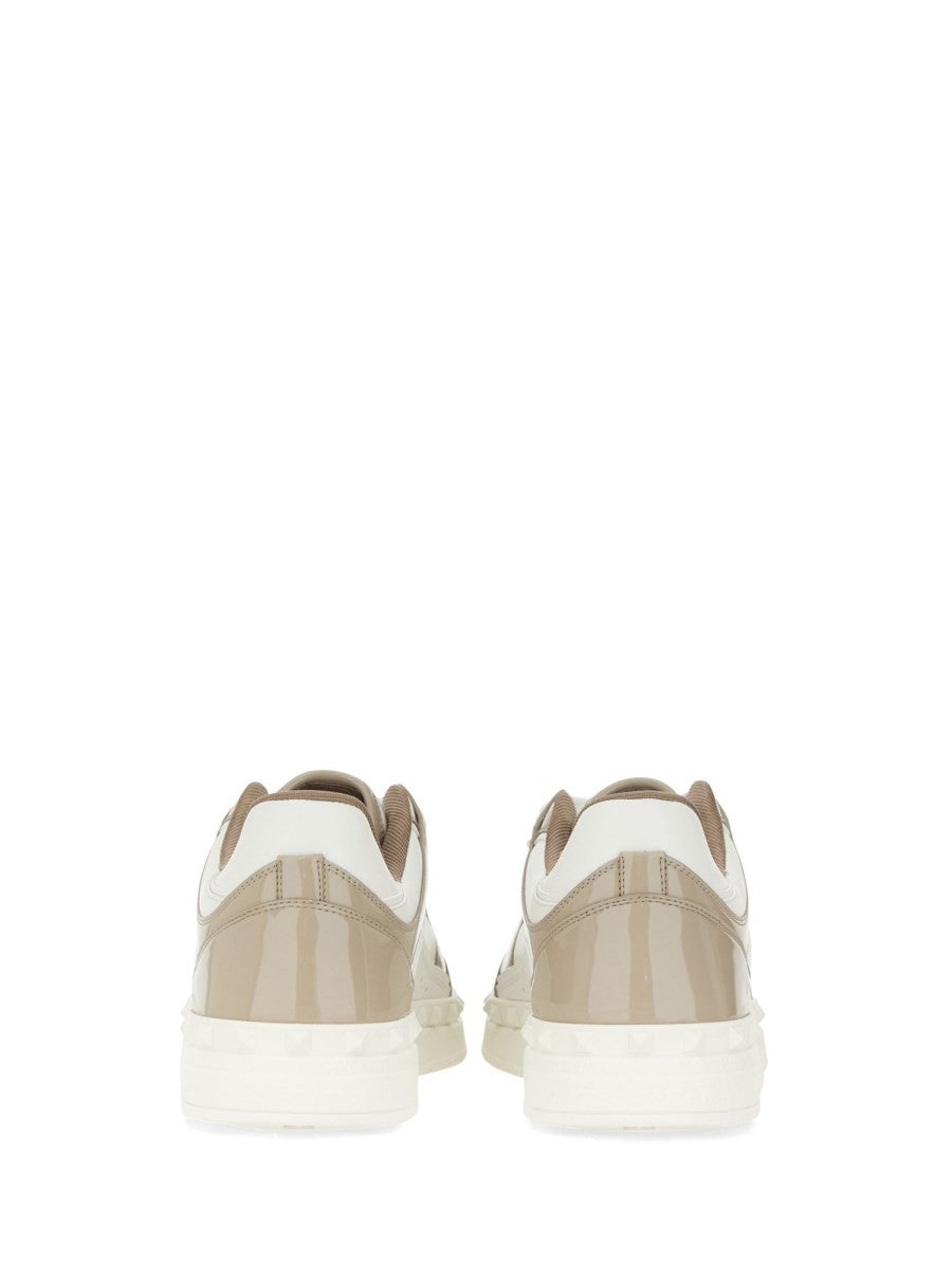 Valentino Men's Low Top Sneaker Freedots White, view 5