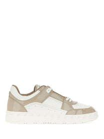 Valentino Men's Low Top Sneaker Freedots White