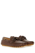 Valentino Men's Moccasin Vlogo Signature Brown, view 2