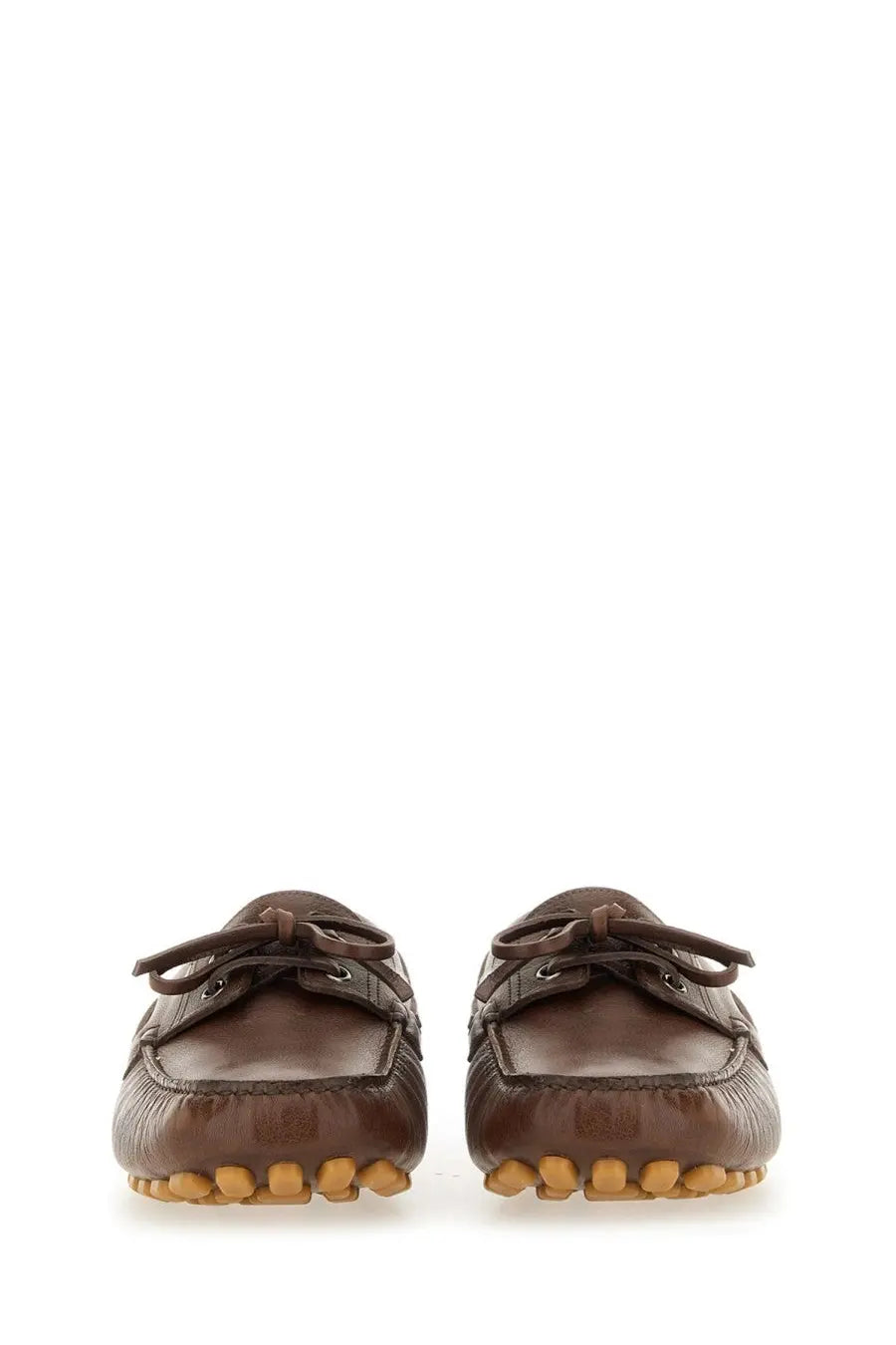 Valentino Men's Moccasin Vlogo Signature Brown, view 4