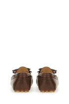 Valentino Men's Moccasin Vlogo Signature Brown, view 3