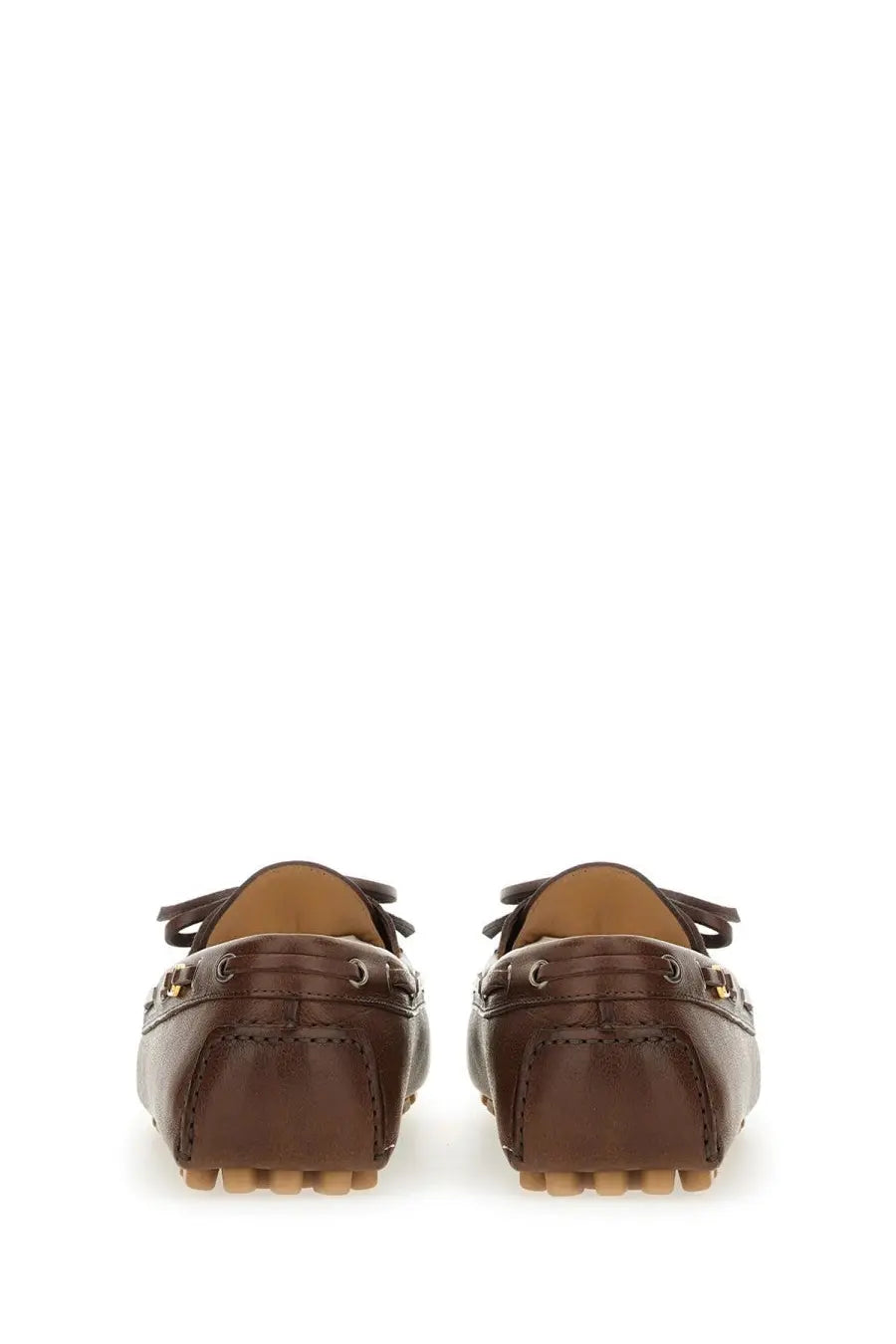 Valentino Men's Moccasin Vlogo Signature Brown, view 3