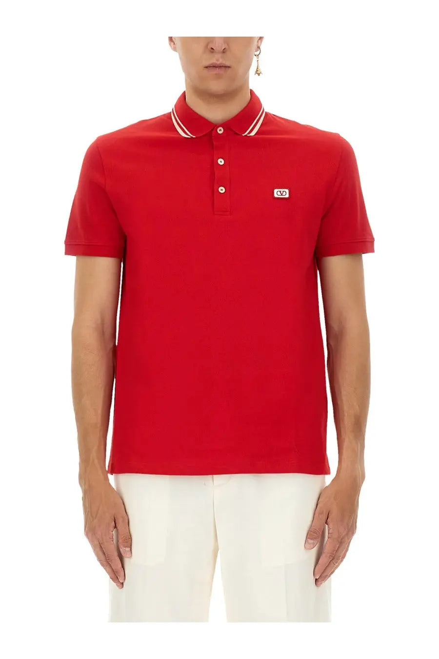 Valentino Men's Polo Shirt Red